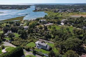 Aerial View Towards Oyster Pond