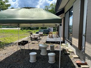 Outdoor BBQ space