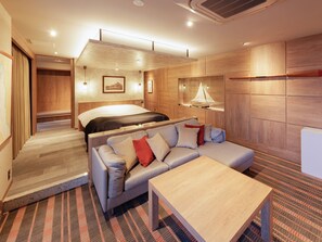 ・[Sweet double room with open-air bath] A spacious room of 68 square meters. Would you like to spend special time with your loved ones?