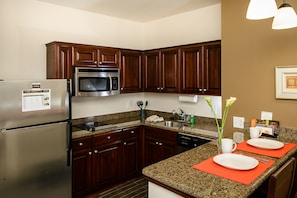 Prepare meals in the comfort of your very own fully-equipped kitchen.