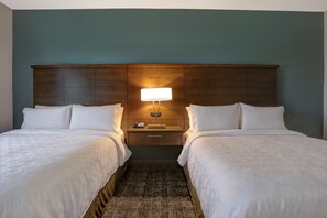 Drift to sleep in a comfortable bed after a wonderful day outside.