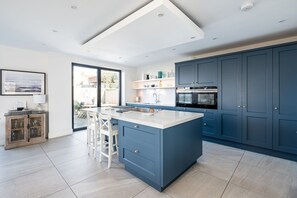 The kitchen at Sandy Toes, Northumberland