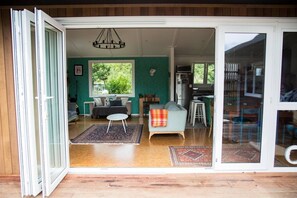 Bifold Doors opening out onto an expansive deck