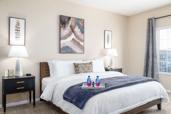 Our beds come freshly made for your arrival with Frette linens. Fun fact: Most Ritz Carlton hotels use this brand!