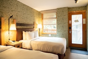 Relax on one of the comfortable Double beds after a day in the mountains.