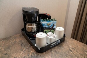 Snuggle up with a cup of coffee or tea.