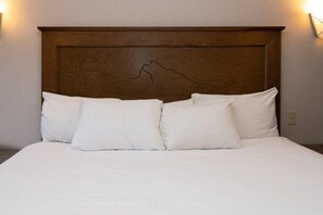 Get a peaceful night sleep in our cozy bedroom.