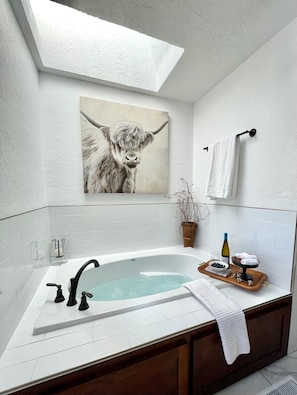 Master Bathroom with Jetted Tub