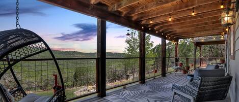 Spectacular hill country views