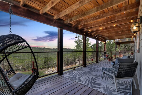 Spectacular hill country views