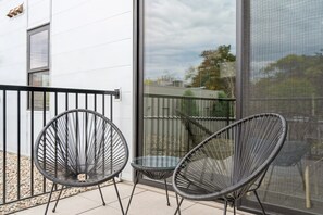 Enjoy some fresh air on your private balcony