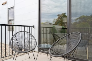 Enjoy some fresh air on your private balcony