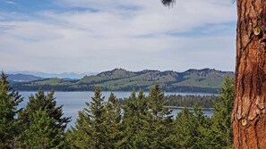 Wildhorse Island view from upper level living room