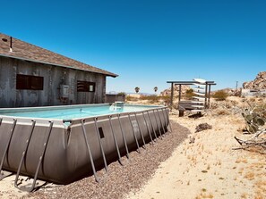 Beautiful, cold and refreshing pool for those hot desert day. 