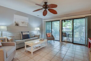 Spacious family room