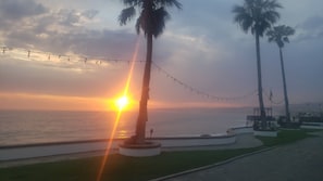 sunset views from the oceanfront walks