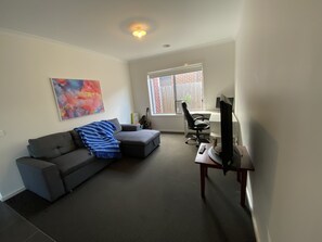 2nd living area with office set up