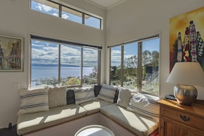 Sunny lounge corner with Sea Views