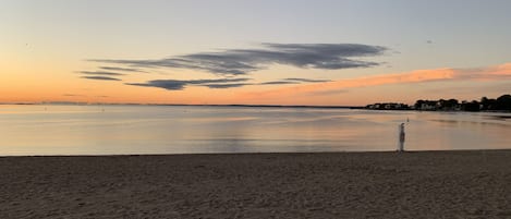 MORNING COFFEE AT THE BEACH