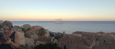 Vista para praia/oceano