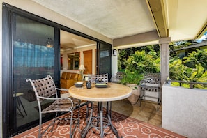 Enjoy breakfast on the lanai