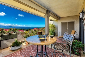 Relax on the private lanai and enjoy the view