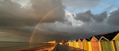 Uitzicht op strand/zee