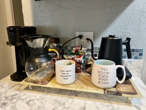 Coffee and/or coffee maker