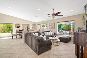 Large and spacious living room!