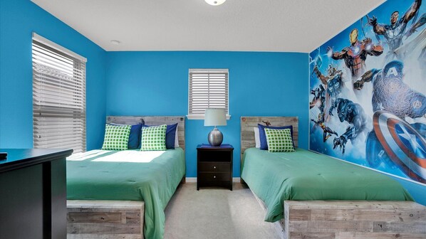 This villa has a total of 5 bedrooms.