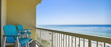 Furnished Gulf Front Balcony