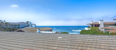 Ocean view as seen from second floor balcony