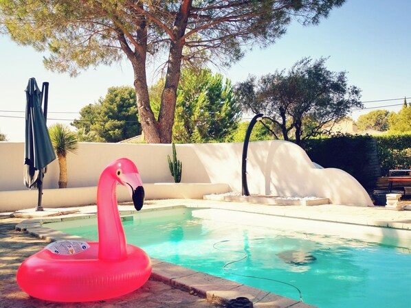 Piscine au sel