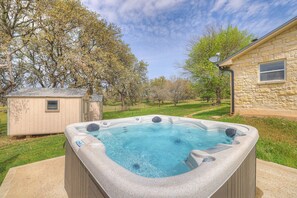 Unwind in the hot tub.