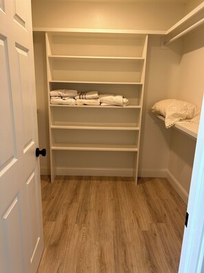 Master bedroom closet
