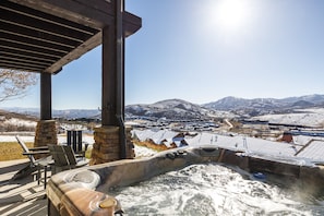 Bain à remous extérieur