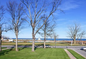 View of Lake Erie, Port Clinton Lighthouse and Put-in-Bay