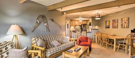 Silverthorne Vacation Rental | 2BR | 1BA | 750 Sq Ft | Step-Free Access (Ramp)