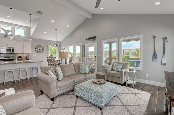 Perfect place to cozy up and watch TV