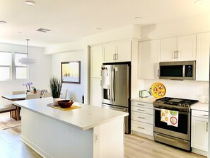 Kitchen and living room