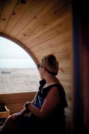 Vue sur la plage/l’océan