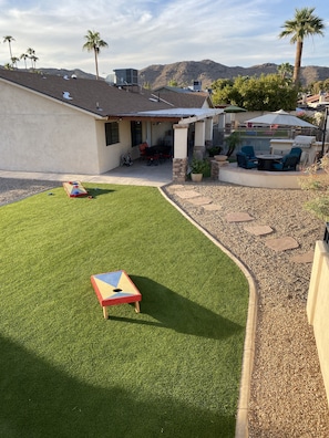 Large Turf lawn for kids and games