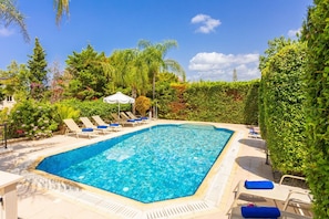 Private pool and terrace 