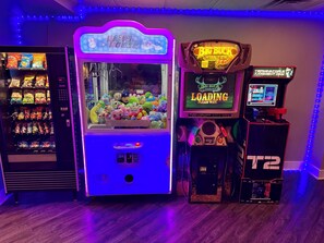 Vending & Claw Machine & Buck Hunter Arcade Game