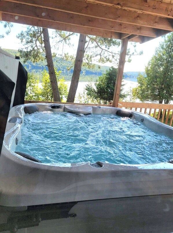 private hot tub