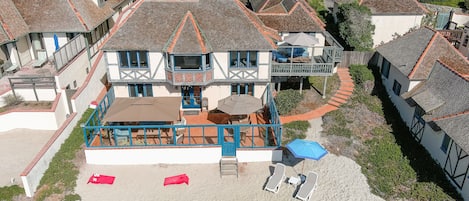 Oceanfront View of House