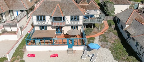 Oceanfront View of House