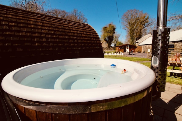 Wood Burning Hot tub