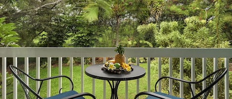 Enjoy the extraordinary garden view from your private lanai