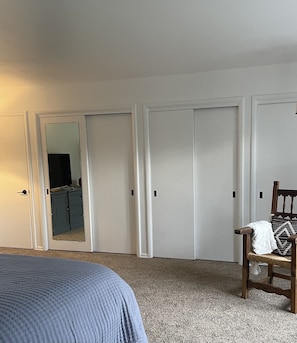 Spacious wardrobes for you to use!